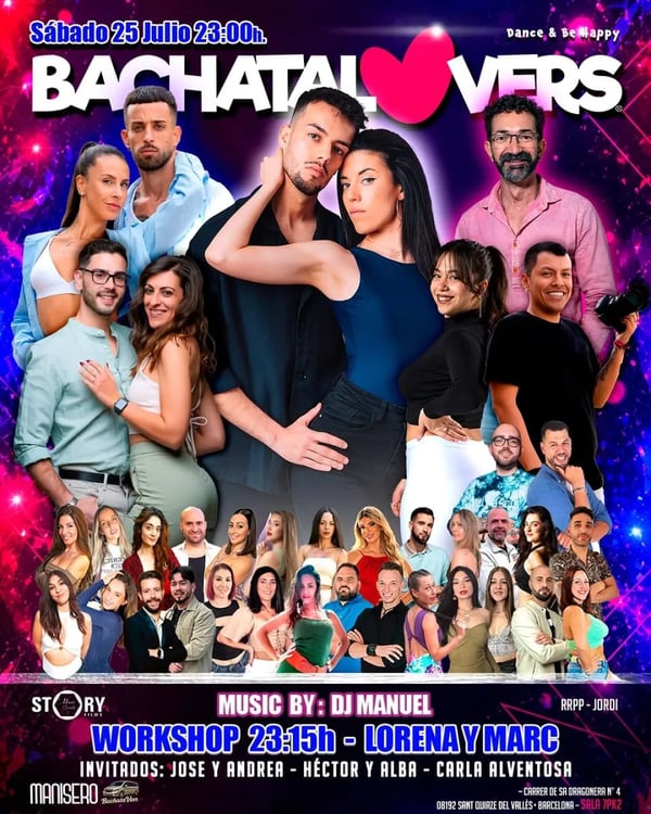 Bachatlovers - Poster del evento
