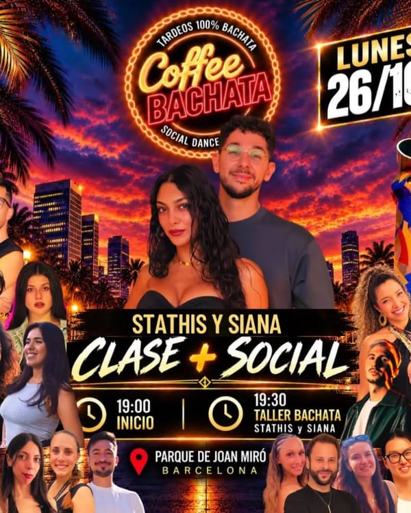 Coffee Bachata - Poster del evento