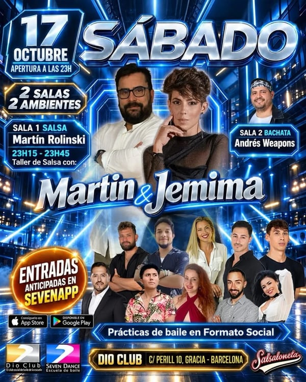 Dio Club: Dos salas, dos ambientes - Event poster