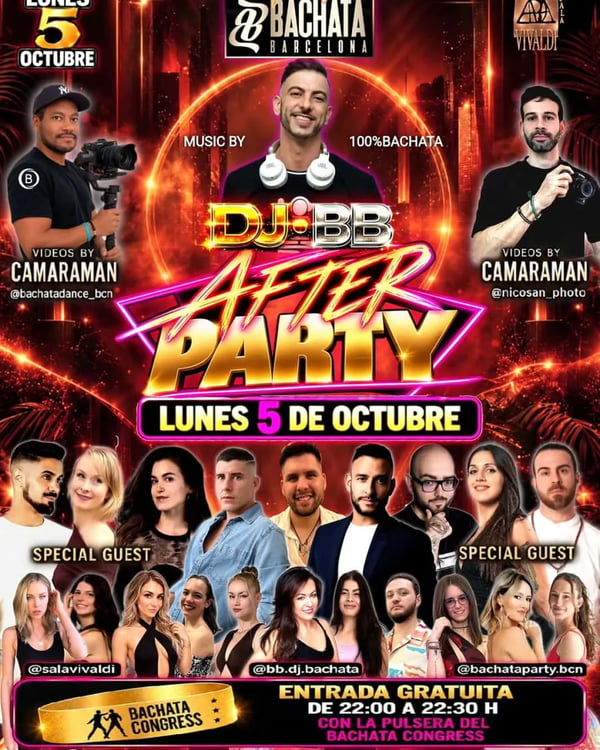 DJ BB After Party - Poster del evento