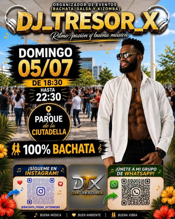 DJ_TRESOR_X 100% Bachata en Parque de la Ciutadella