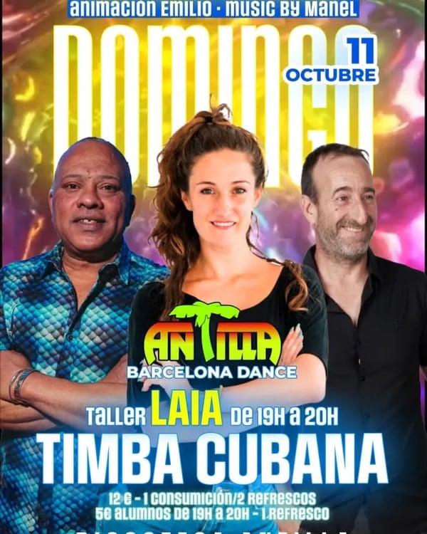 Domingo de Timba Cubana con Laia - Poster del evento
