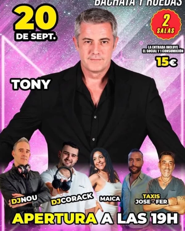 Domingo social ACM City - Poster del evento