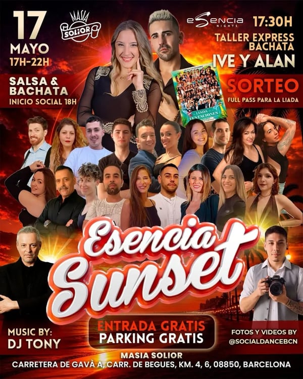 Esencia Sunset - Poster del evento