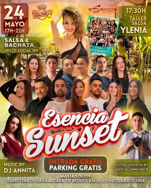 Esencia Sunset - Poster del evento