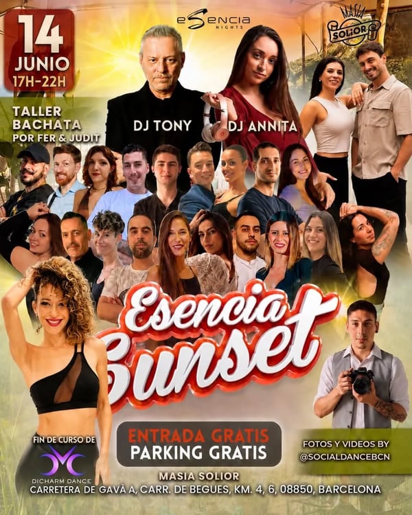 Esencia Sunset - Poster del evento