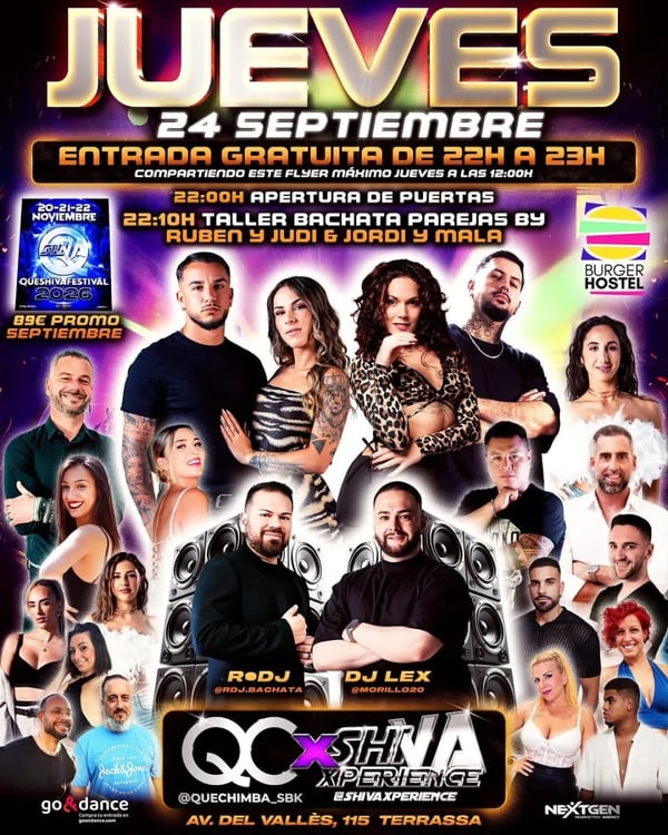Jueves gratis @ QC Shyva - Poster del evento