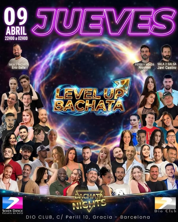 Level Up Bachata - Event poster