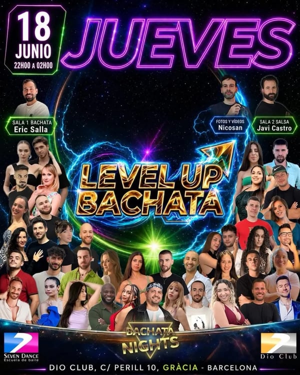 Level Up Bachata - Event poster