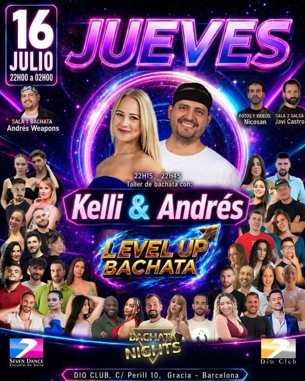 Level Up Bachata (Bachata Nights) - Poster del evento