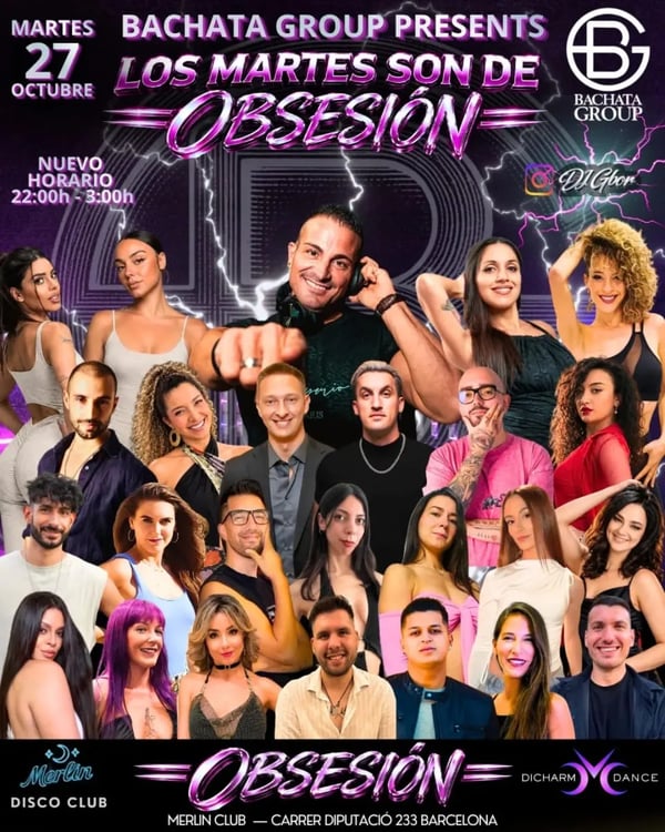 Los martes son de obsesión - Poster del evento