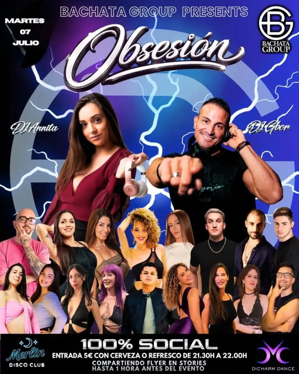 Obsesión - Poster del evento