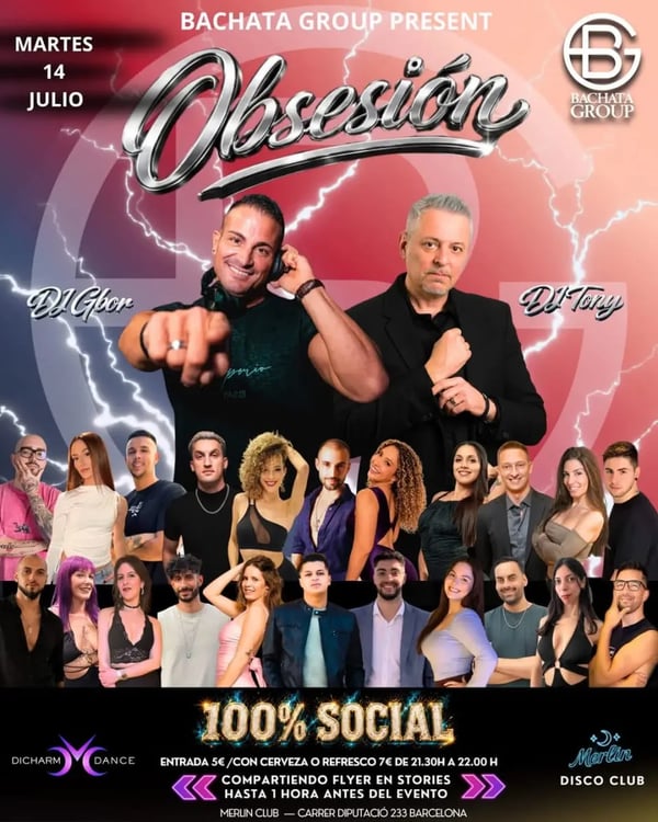 Obsesión - Poster del evento