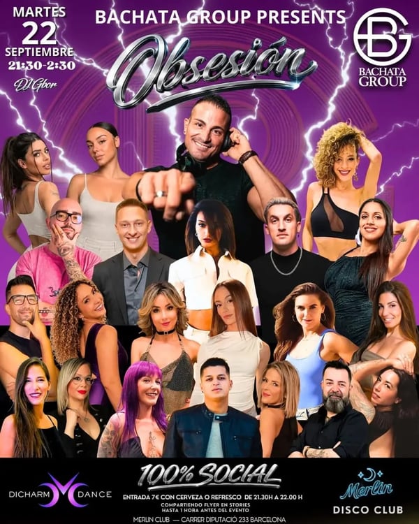 Obsesión - Poster del evento