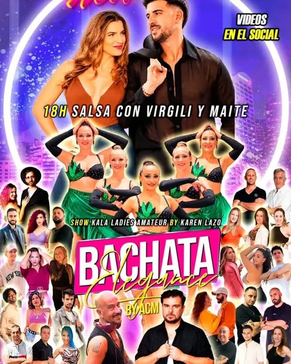Sábados non stop - Bachata Elegance - Poster del evento