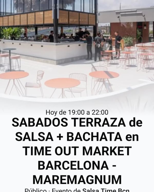 Sábados terraza de salsa + bachata - Event poster