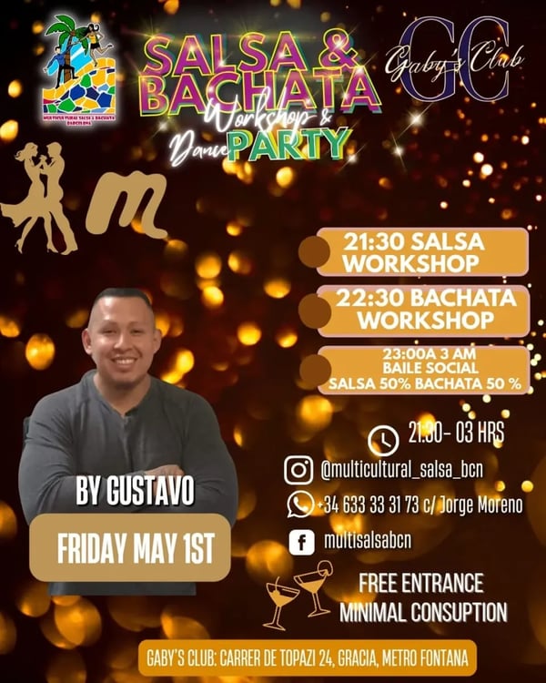 Salsa & Bachata Workshop & Dance Party
