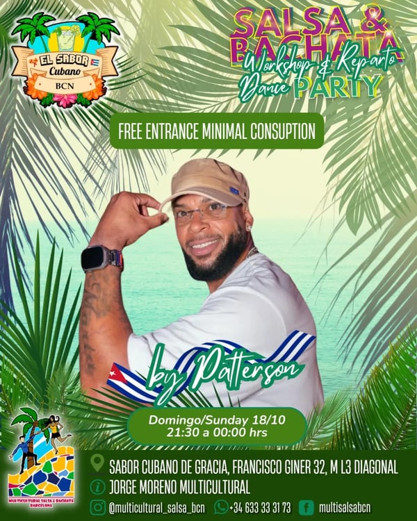 Salsa & Bachata Workshop & Reparto Dance Party - Poster del evento