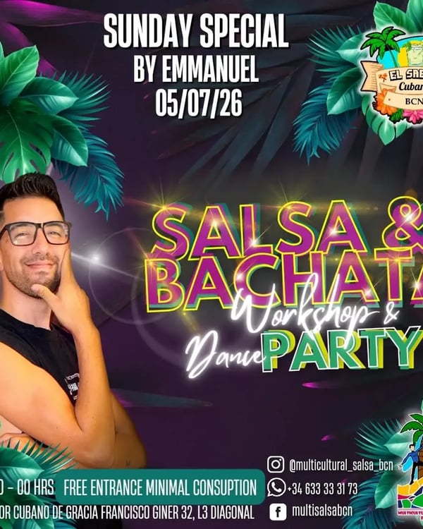 Sunday Special Salsa & Bachata Workshop & Dance Party
