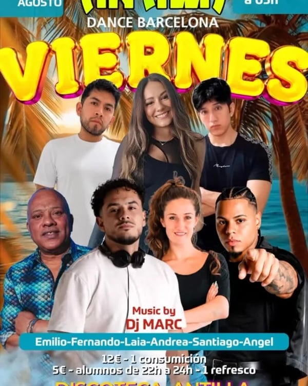 Viernes Antilla - Event poster