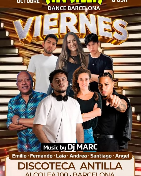 Viernes Antilla - Poster del evento