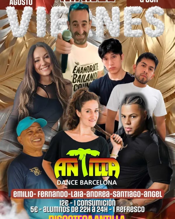 Viernes Antilla con DJ Manel - Poster del evento
