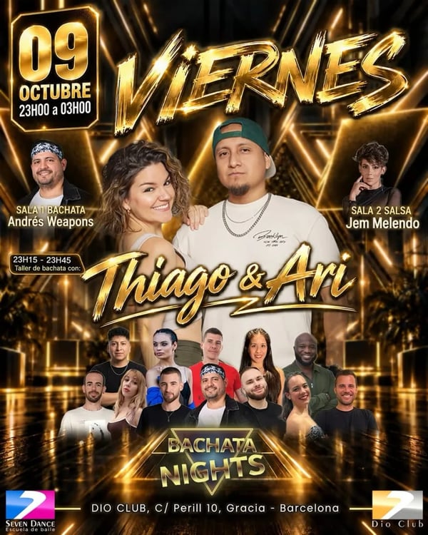 Viernes Bachata Nights - Poster del evento