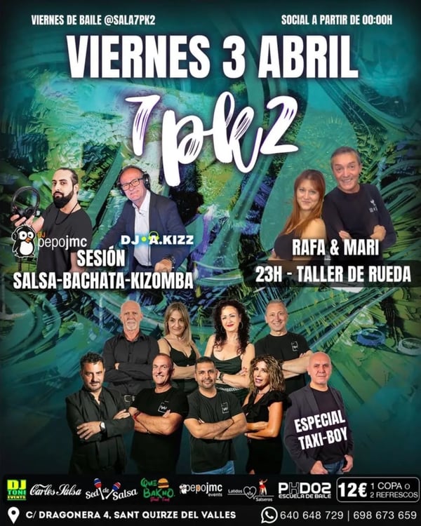 Viernes de baile @Sala7PK2 - Poster del evento
