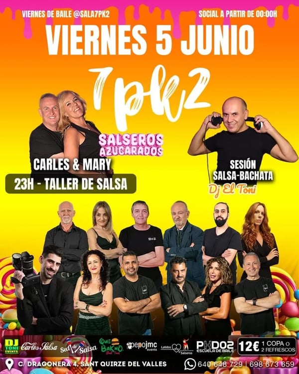 Viernes de Baile @Sala7pk2 - Poster del evento