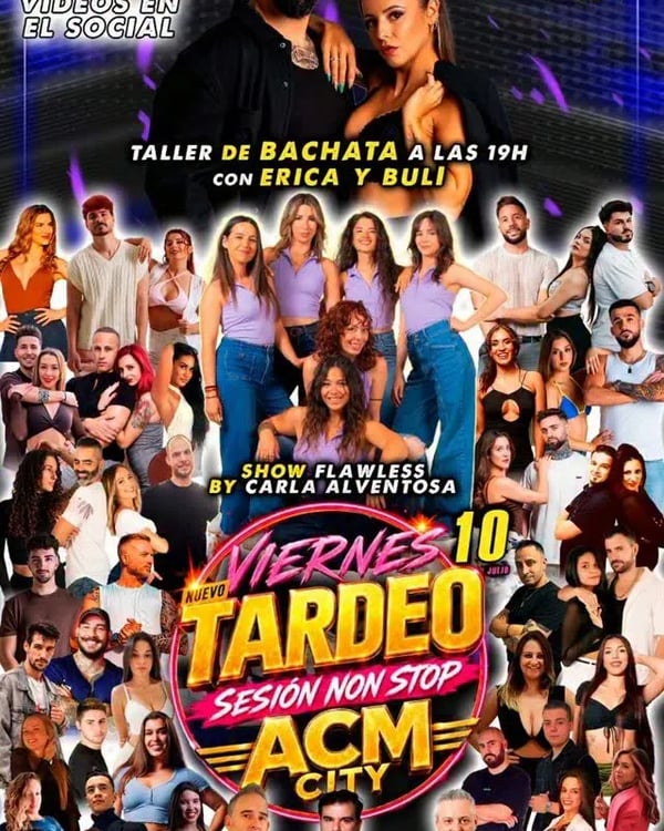 Viernes Tardeo Sesión Non Stop ACM City - Poster del evento