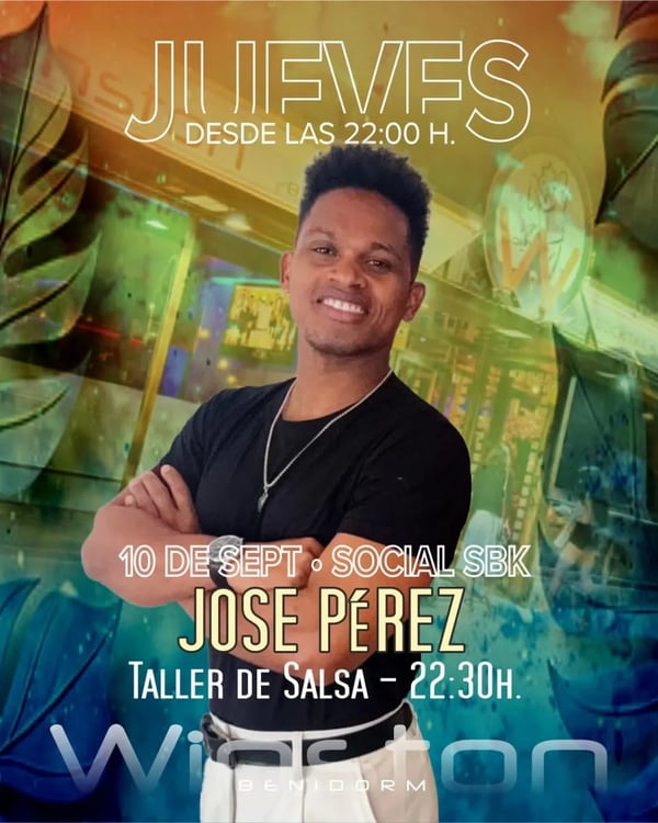 Jueves de Bachata con Jose Perez - Social SBK - Event poster