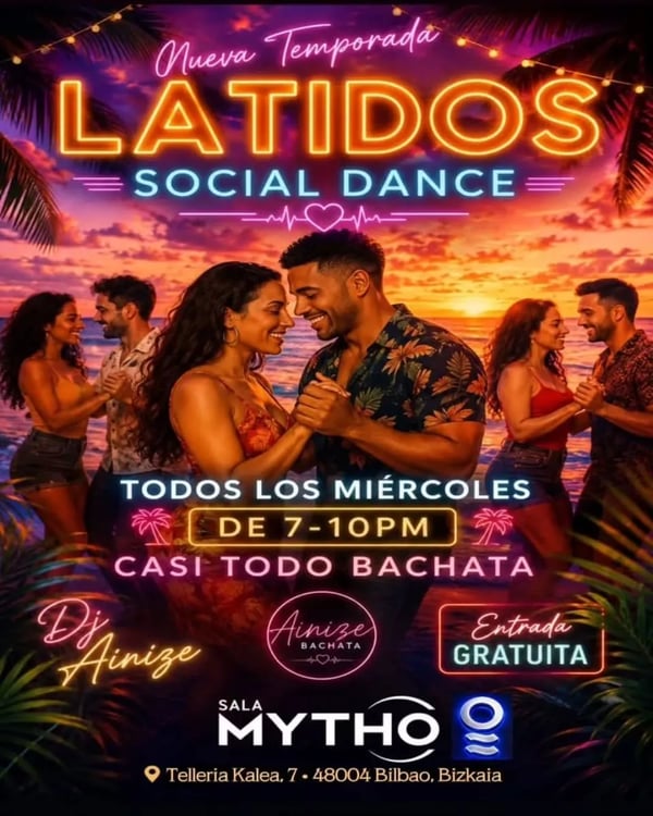 Latidos Social Dance - Poster del evento