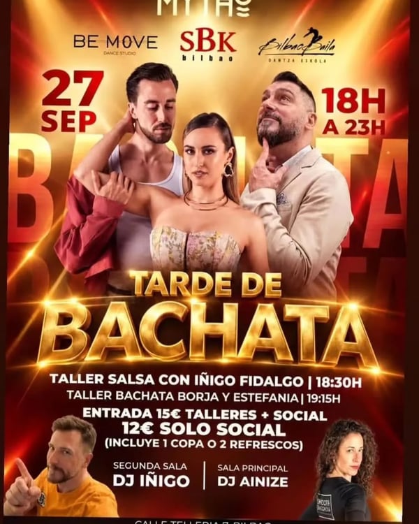 Tarde de bachata - Event poster