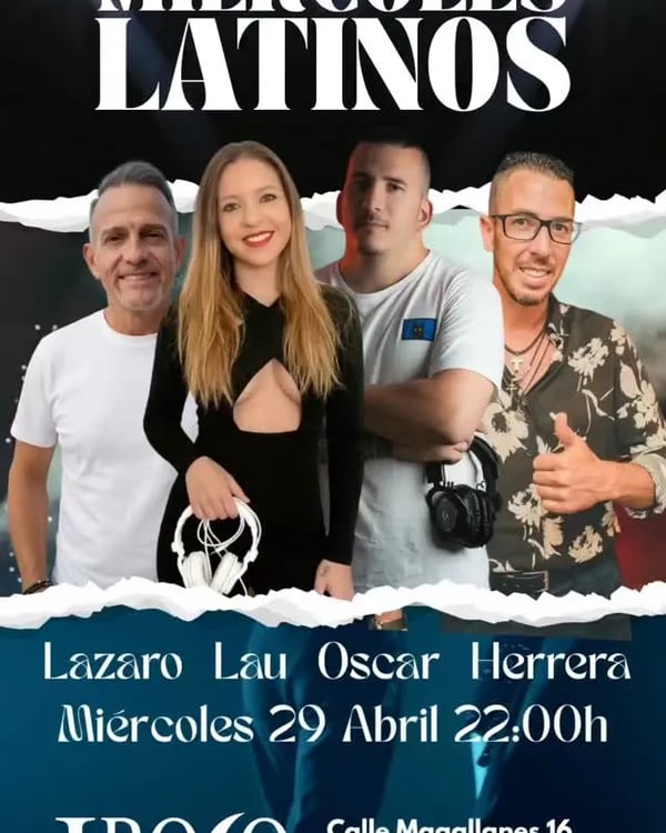 Miércoles Latinos - Poster del evento