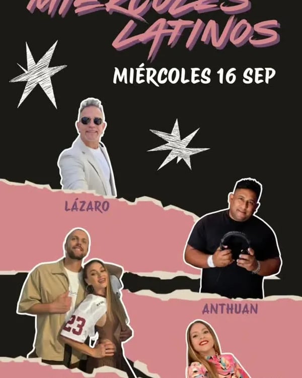 Miércoles latinos - Event poster