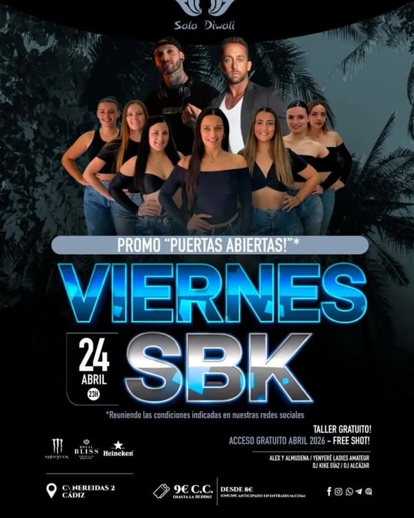 Viernes SBK Sala Diwali - Poster del evento