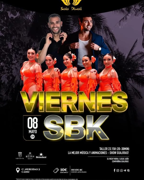 Viernes SBK Sala Diwali - Poster del evento