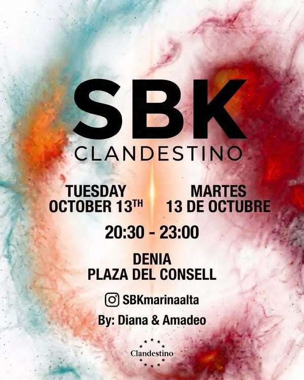 SBK Clandestino - Poster del evento