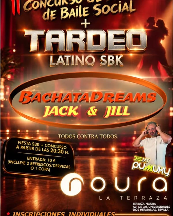 II concurso de bachata de baile social – semifinal I + campeonato Jack & Jill BachataDreams