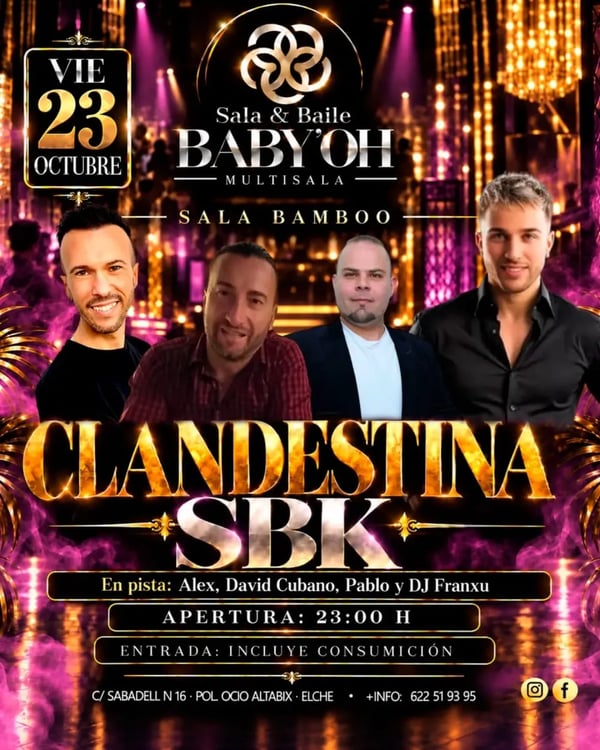 Clandestina SBK - Event poster