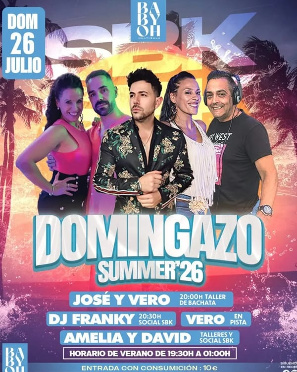 DOMINGAZO SUMMER'26 - Poster del evento