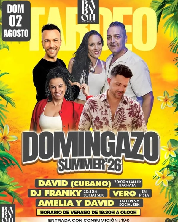 Domingazo Summer’26 - Event poster