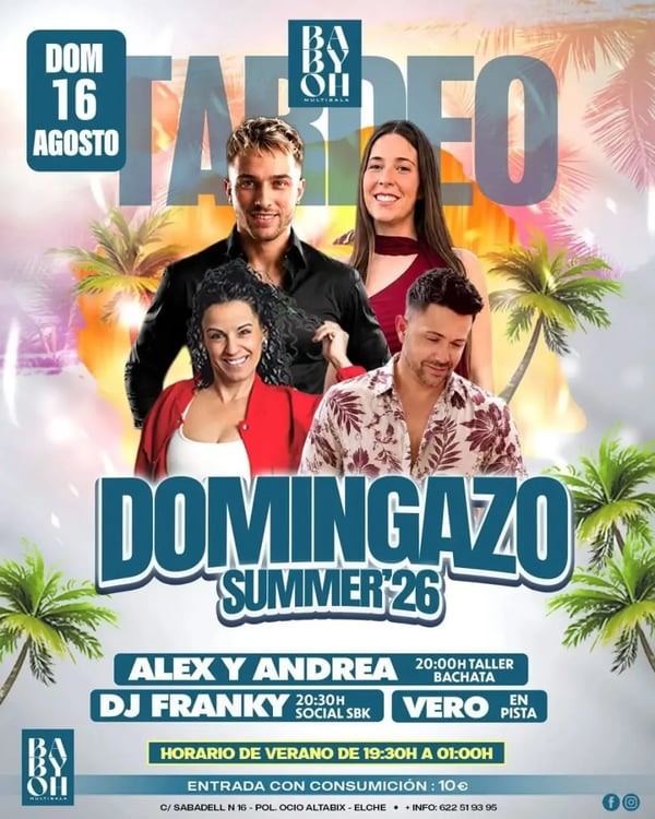 Domingazo Summer’26 - Poster del evento