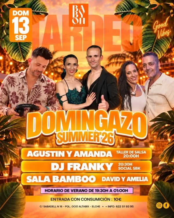 Domingazo Summer'26 - Poster del evento