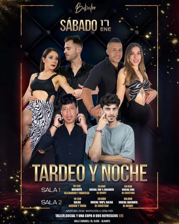 Tardeo y Noche - Poster del evento
