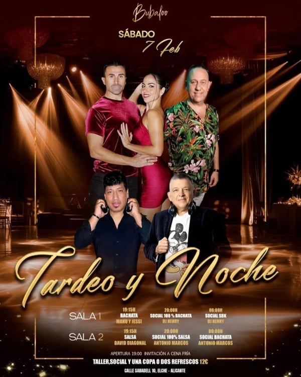 Tardeo y Noche - Poster del evento