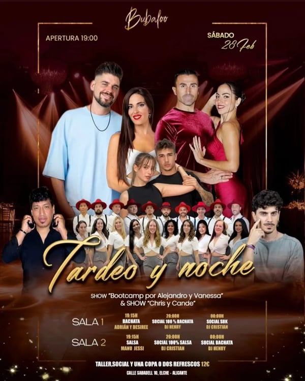 Tardeo y Noche - Poster del evento