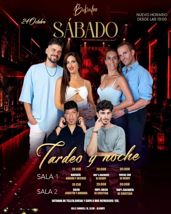 Tardeo y noche - Poster del evento