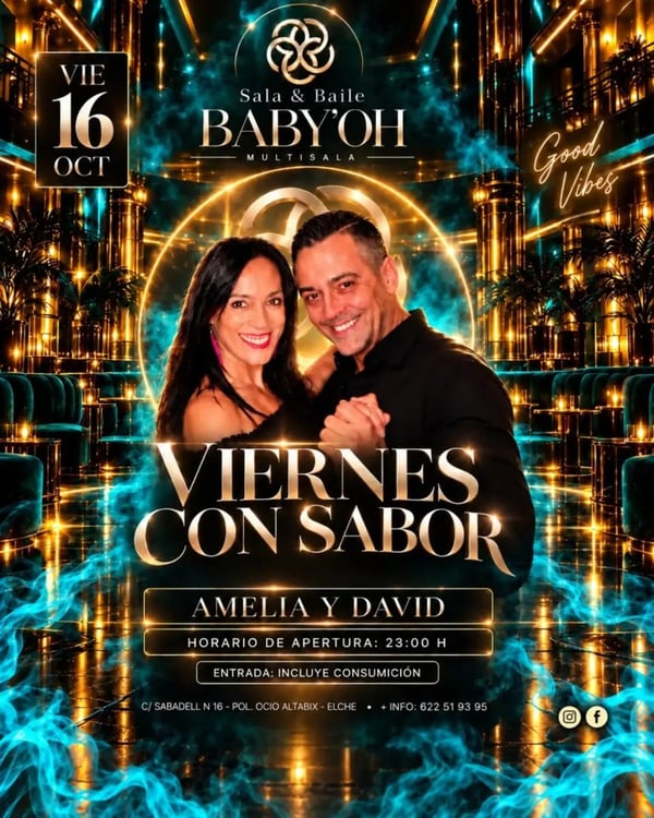 Viernes con sabor - Poster del evento