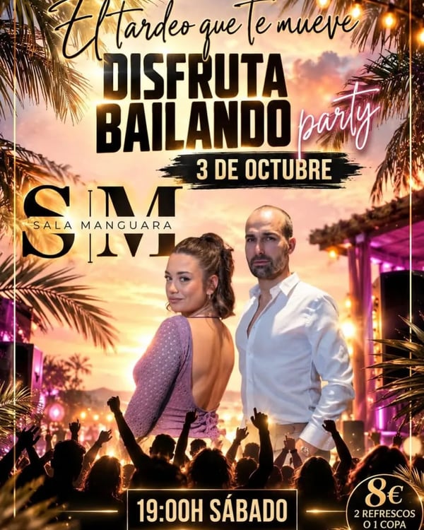 Disfruta Bailando Party - Poster del evento